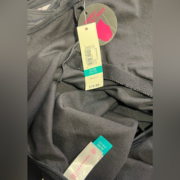 NWT. No Boundaries 1 Piece Swim Suit. Cheeky High Leg Cut. Scoop Back. - Picture 9 of 10